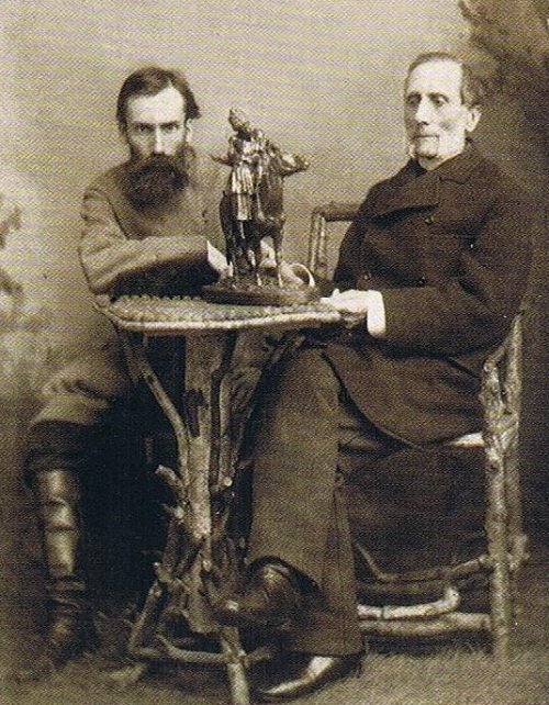 Лансере и Шопен фото скульптор бронза литейщик