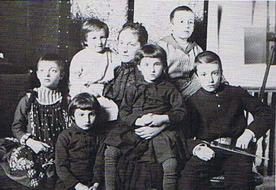 семья и дети Евгения Лансере скульптор бронза