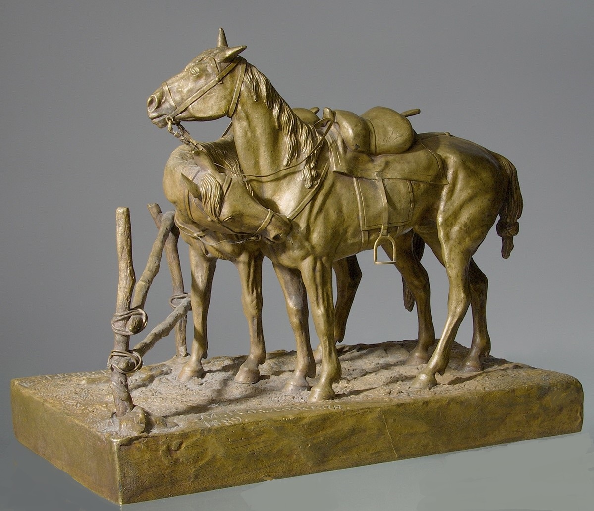 Мария Козловская кони лошади бронза скульптор