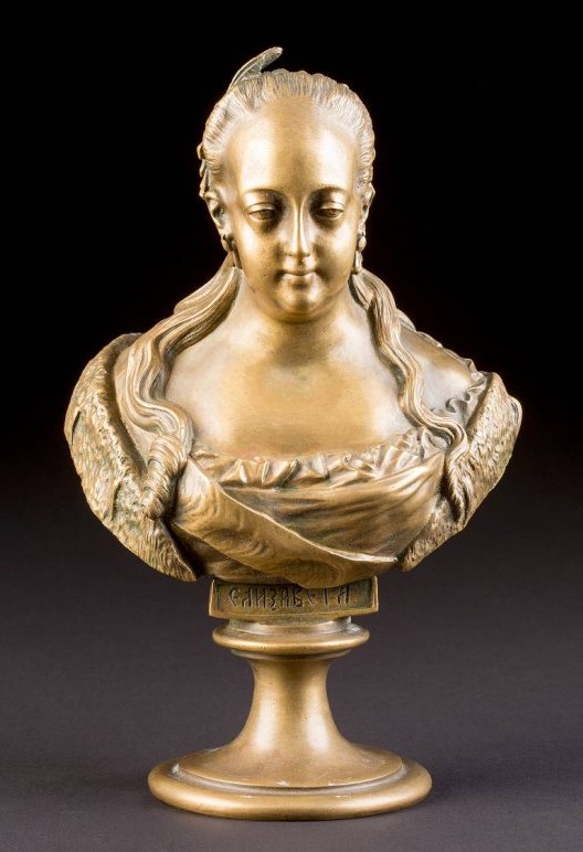 Chopins-bust-gallery - -Петровна-bronze-bust-
