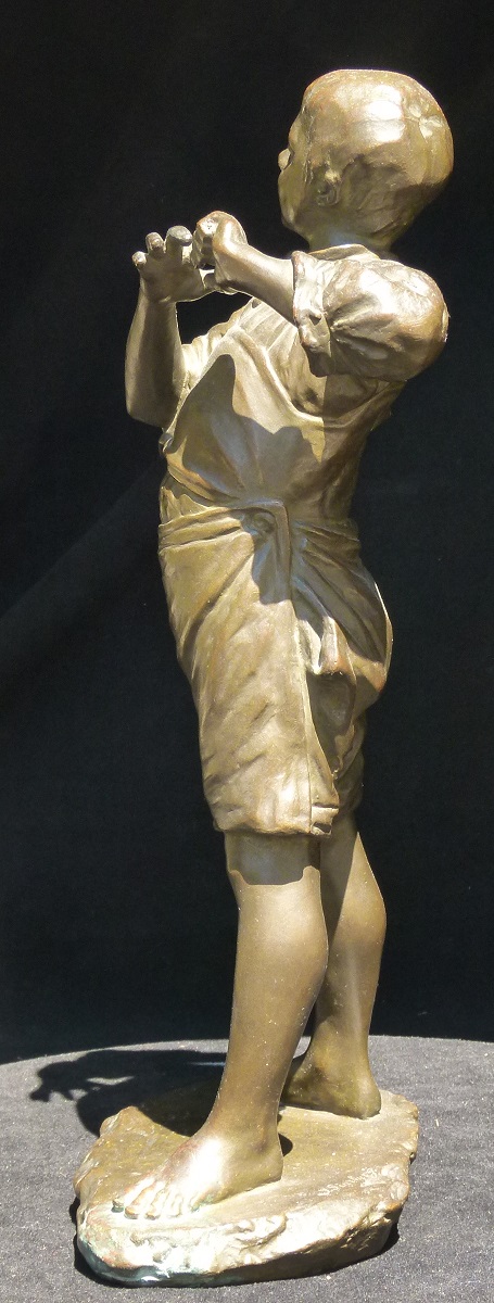 ilya-ginzburg - bronze-ginzburg-russian-boy-statue