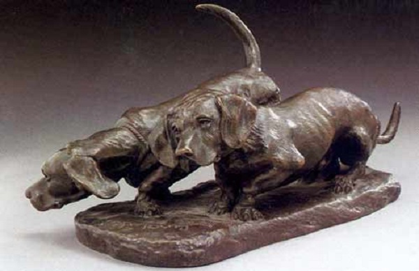 tourgueneff-pierre-piotr - tourgueneff-bronze-russian-dogs